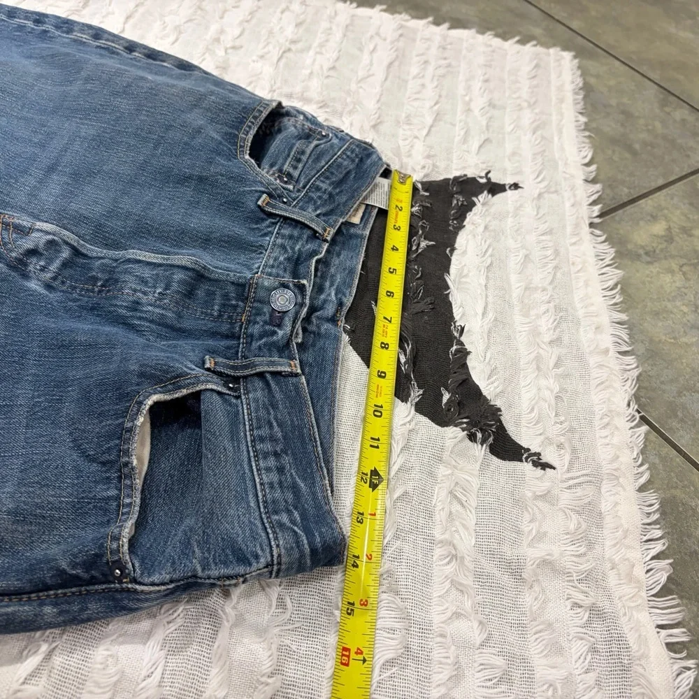 Levis 501 Jeans Mens 36x30 Blue Straight Fit Leg Medium Wash Cotton Button Fly